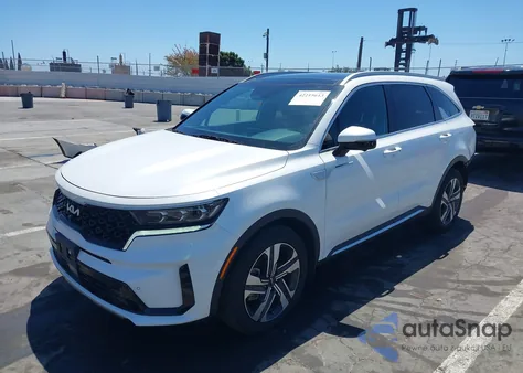 2023 Kia Sorento Plug-In Hybrid Sx Prestige z USA, uszkodzony, nr VIN KNDRMDLH5P5187396